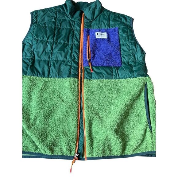 Cotopaxi Trico Hybrid Insulated Fleece Puffer Vest size XL Green - Picture 7 of 12